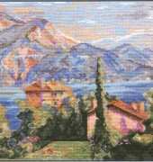 DMC K5539  Coast Scene on the Riviera by Churchill XSD
