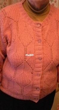 Crocheted jacket for mom