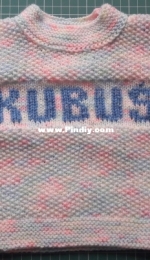 Sweater for the newborn grandson