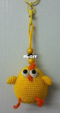 chubby chicken Keychain