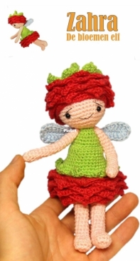 Mispeltoy Crochet - Kenzi Noe - Zahra the Flower Elf - Zahra de Bloemen Elf - Dutch