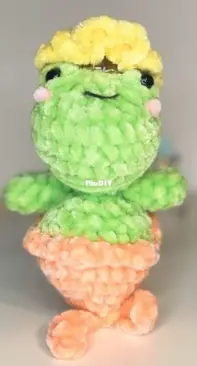 Just Yarny Crochet - Mermaid Frog -  Free