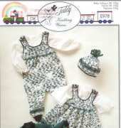 Teddy 978 DK  - Jacket, Pinafore Dress, Romper, Cap & Socks