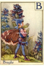 Tilton Crafts B Bugle Flower Fairy (Alphabet Fairy Collection)