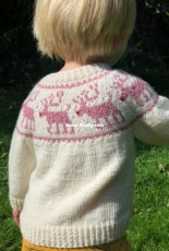 Reindeer Jumper for Babies by Jane Reay-Free