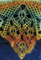 Paradise Bird/Paradiesvogel Shawl by Wedina Schmidt-English,German-Free