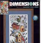 Dimensions 35004 Winter Birdhouses