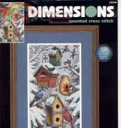 Dimensions 35004 Winter Birdhouses