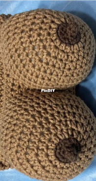 Off The Chains Crochet - ChristyCrochetsALot - Christy DeHeaton - The Boob Pillow