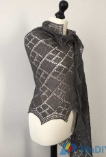 Argyle Stole by Anna Kotsolainen-English,Russian-Free