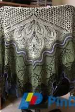 Alberta Shawl by Anne-Lise Maigaard - English, Danish