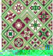 Pam Bono Designs-Rectrangle Quilt BOM complete