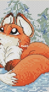 Winter fox by Savera