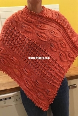 Big River Vines Poncho by by Knittingsworth - free