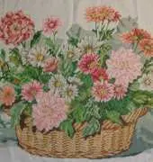 basket of flowers