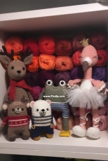 My growing group of amigurumis