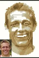 Stitch a Star - Johnny Wilkinson Cross Stitcher 191 XSD