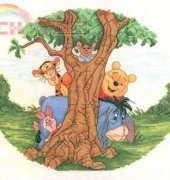 Designer Stitches - Disney D178 Disneys Watercolours - Peek a Boo