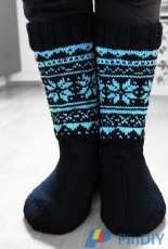 Mens Winter Socks by Milla H. -Eng.,Finnish-Free