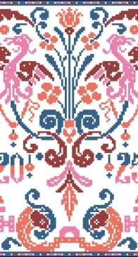 Modern Folk Embroidery - 2 Phoenix 4 U  XSD+PCS