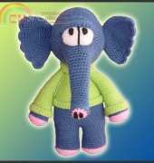 Delicious Crochet - Paola Navarro- Waldo the Elephant