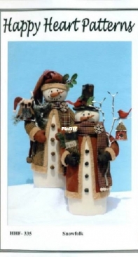 Happy Heart Patterns - HHF- 335 - Snowfolk