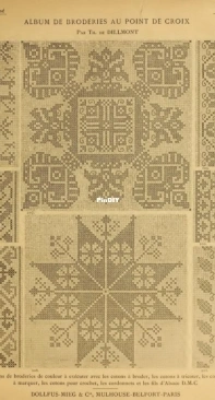 Album de Broderies au Point de Croix I par Theresa Dillmont, pattern 209, 210, 211