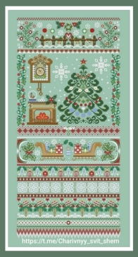 New Year Fairy Tale Sampler by Marina Tkacheva - Russian