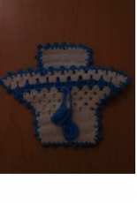 White - Blue Basket