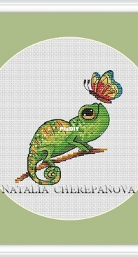 Mischievous Chameleon by Natalia Cherepanova