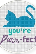 Daily Cross Stitch - Youre Purr-fect