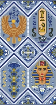 Tinsel Cross Stitch - Ancient Egypt #3 -