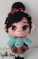 Tejidos Babys - Clarissa Tlacuatl - Vanellope - Spanish