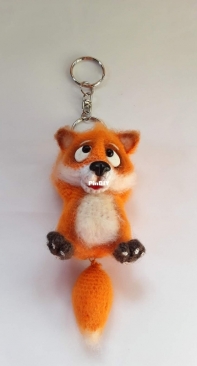 Fox keychain