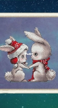 Victorias Stitch - Rabbits In Love by Victoria Gerasimova