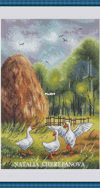 Natalia Cherepanova - Funny Geese