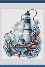 Blue Lighthouse by Alexandra Zamorina /Александра Заморина