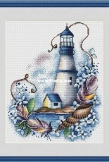 Blue Lighthouse by Alexandra Zamorina /Александра Заморина