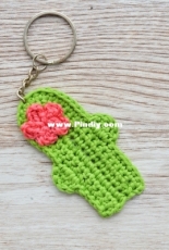 Amigurumis Patrigurumis - Cactus keychain - Spanish - Free