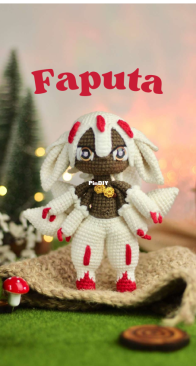 Amigurumis da Vit - Vitória Ferreira - Princess Narehate - Faputa