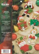 Bucilla Felt Ornaments-Gift Card Ornaments/Eng.French.Spanish