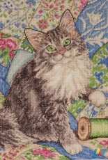 Design Works 2843 - Cat on Quilt