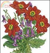 Artime Cuadros 3 -  Flores Rojas Red Flowers