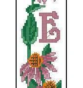 Jeanette Crews Designs - Book 1254 - Floral Bookmarks E