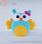 One and two company- Carolina Guzman- Owl Pillow