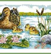 Anchor Ducks Pond Life from Cross Stitch Gold 37 XSD