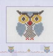 Mini Owl by Eliza Edwards - Miss Woolys Mini Cross-Stitch