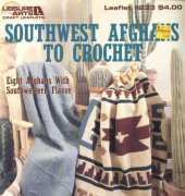 Leisure Arts 1233 Southwesr Afghans to Crochet 1989