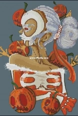 Halloween Girl by Anna Klautova