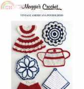 Maggies Crochet - Maggie Weldon -  PB101 Vintage Americana Potholders